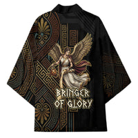 Nike Goddess Kimono Ancient Greece Laurel Wreath And Greek Key