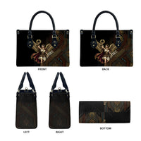 Nike Goddess Leather Bag Ancient Greece Laurel Wreath And Greek Key