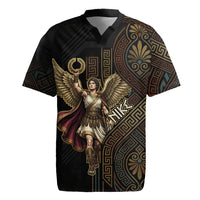 Nike Goddess Rugby Jersey Ancient Greece Laurel Wreath And Greek Key
