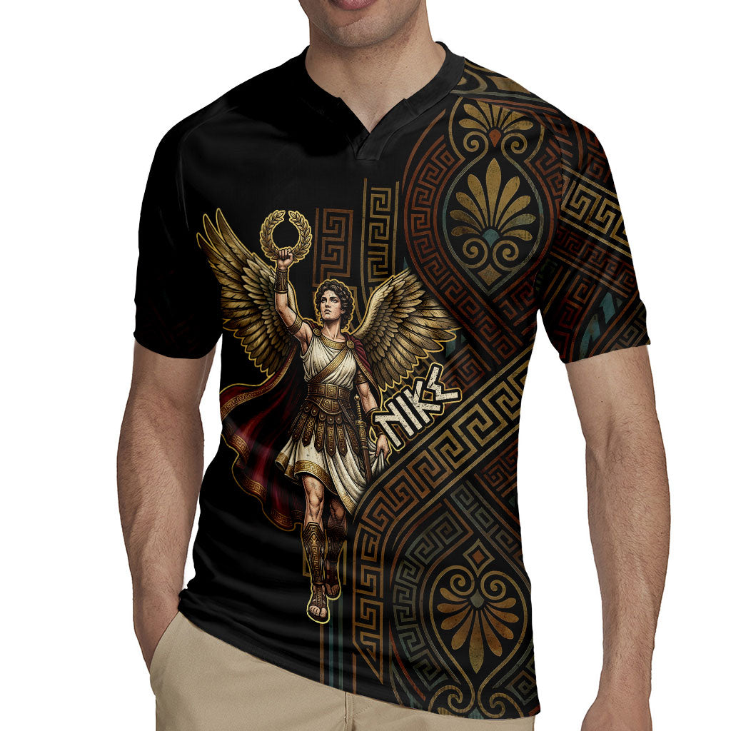 Nike Goddess Rugby Jersey Ancient Greece Laurel Wreath And Greek Key