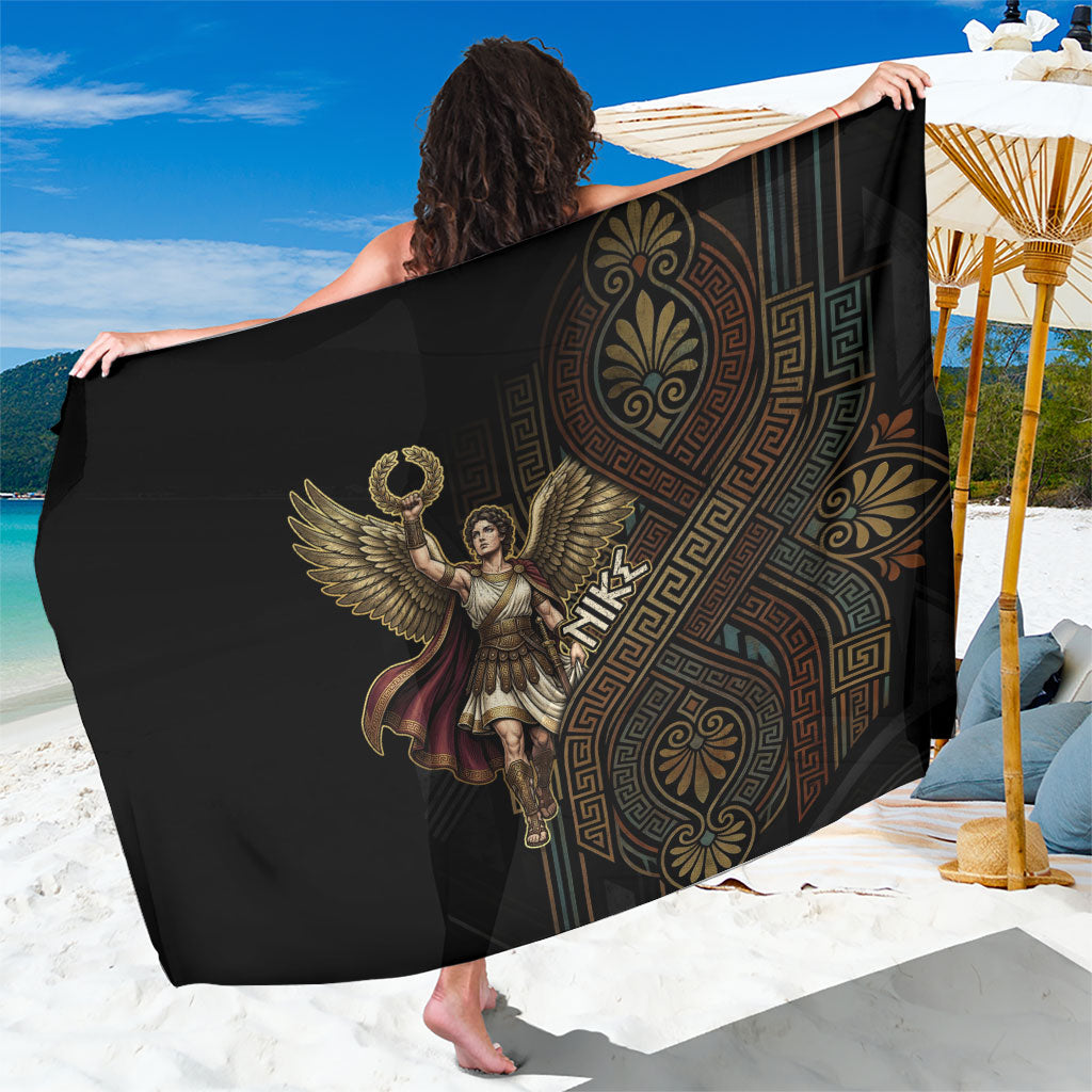 Nike Goddess Sarong Ancient Greece Laurel Wreath And Greek Key