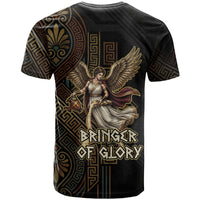 Nike Goddess T Shirt Ancient Greece Laurel Wreath And Greek Key