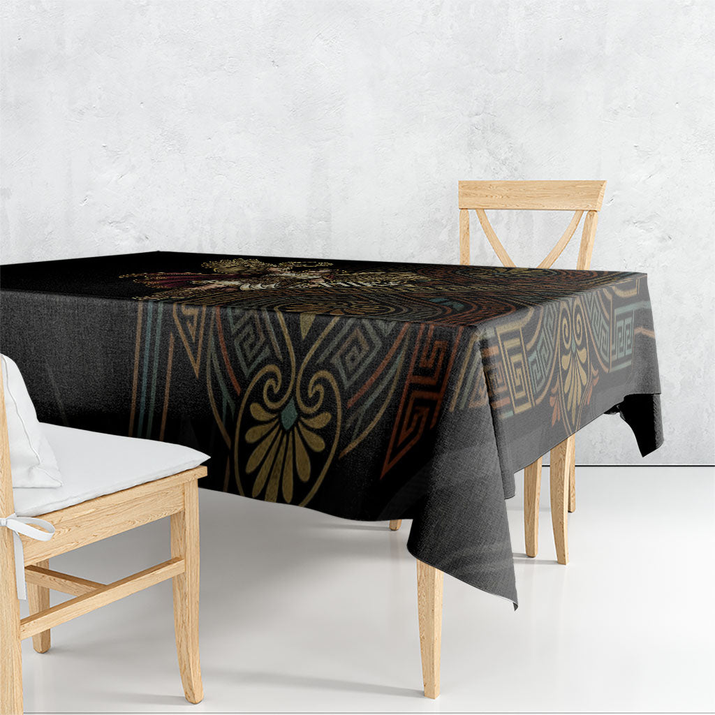Nike Goddess Tablecloth Ancient Greece Laurel Wreath And Greek Key