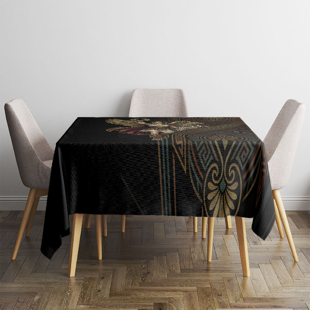 Nike Goddess Tablecloth Ancient Greece Laurel Wreath And Greek Key