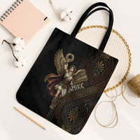Nike Goddess Tote Bag Ancient Greece Laurel Wreath And Greek Key