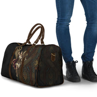 Nike Goddess Travel Bag Ancient Greece Laurel Wreath And Greek Key