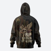 Nike Goddess Zip Hoodie Ancient Greece Laurel Wreath And Greek Key