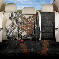 Nike Goddess Back Car Seat Cover Winged Goddess Lyre Instrument And Greek Key