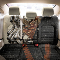 Nike Goddess Back Car Seat Cover Winged Goddess Lyre Instrument And Greek Key