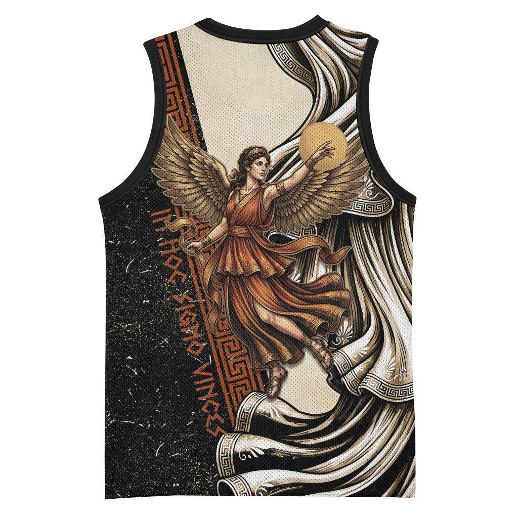 Nike Goddess Basketball Jersey Winged Goddess Lyre Instrument And Greek Key