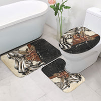 Nike Goddess Bathroom Set Winged Goddess Lyre Instrument And Greek Key