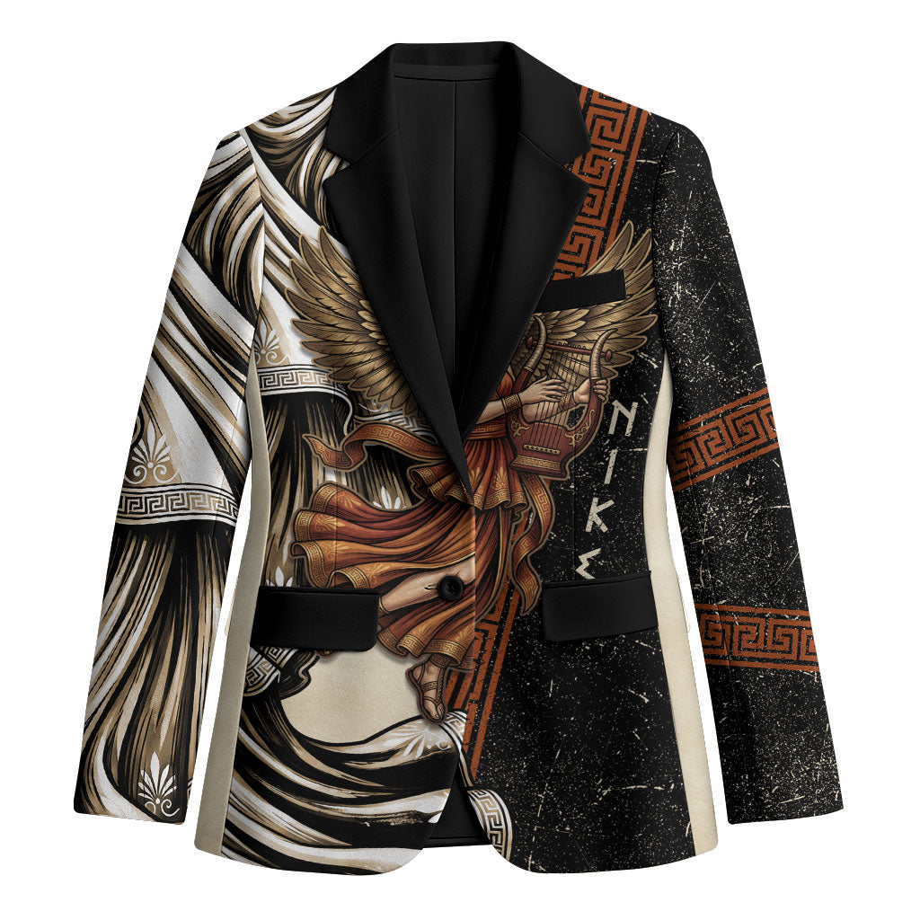 Nike Goddess Blazer Winged Goddess Lyre Instrument And Greek Key