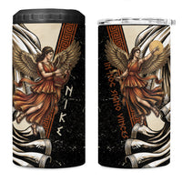 Nike Goddess 4 in 1 Can Cooler Tumbler Winged Goddess Lyre Instrument And Greek Key