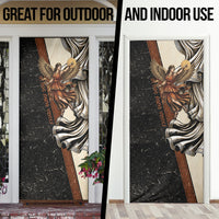Nike Goddess Door Cover Winged Goddess Lyre Instrument And Greek Key