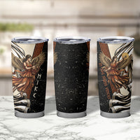 Nike Goddess Tumbler Cup Winged Goddess Lyre Instrument And Greek Key