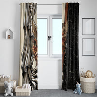 Nike Goddess Window Curtain Winged Goddess Lyre Instrument And Greek Key