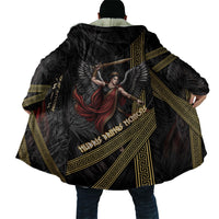 Nemesis Goddess Of Revenge Cloak Winged Nemesis Scales Of Justice - Gold Greek Key