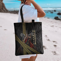 Nemesis Goddess Of Revenge Tote Bag Winged Nemesis Scales Of Justice - Gold Greek Key