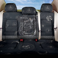 Nemesis Goddess Back Car Seat Cover Winged Nemesis Crescent Moon Sword Greek Key