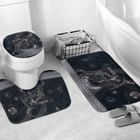 Nemesis Goddess Bathroom Set Winged Nemesis Crescent Moon Sword Greek Key
