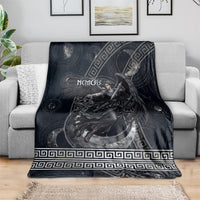 Nemesis Goddess Blanket Winged Nemesis Crescent Moon Sword Greek Key