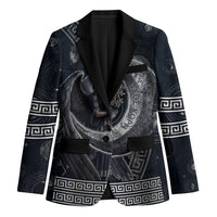 Nemesis Goddess Blazer Winged Nemesis Crescent Moon Sword Greek Key