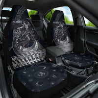 Nemesis Goddess Car Seat Cover Winged Nemesis Crescent Moon Sword Greek Key