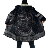 Nemesis Goddess Cloak Winged Nemesis Crescent Moon Sword Greek Key