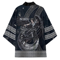 Nemesis Goddess Kimono Winged Nemesis Crescent Moon Sword Greek Key