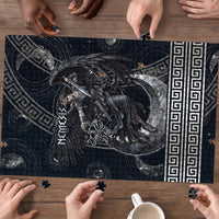 Nemesis Goddess Puzzle Winged Nemesis Crescent Moon Sword Greek Key