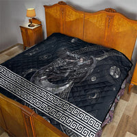 Nemesis Goddess Quilt Winged Nemesis Crescent Moon Sword Greek Key