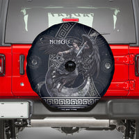 Nemesis Goddess Spare Tire Cover Winged Nemesis Crescent Moon Sword Greek Key