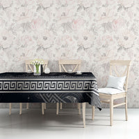 Nemesis Goddess Tablecloth Winged Nemesis Crescent Moon Sword Greek Key