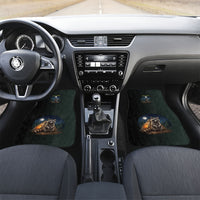 Raccoon Stay Wild Stay Cozy Camping Car Mats Starry Night Forest Wildlife