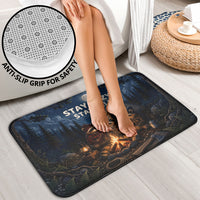 Raccoons Campfire Stay Cozy Stay Wild Bathroom Set Starry Night Forest Wildlife