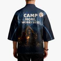 Raccoons Campfire Stay Cozy Stay Wild Kimono Starry Night Forest Wildlife