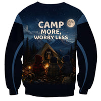 Raccoons Campfire Stay Cozy Stay Wild Sweatshirt Starry Night Forest Wildlife