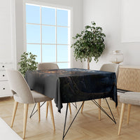 Raccoons Campfire Stay Cozy Stay Wild Tablecloth Starry Night Forest Wildlife