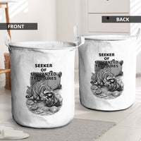 Raccoon I Am Not A Raccoon I Am A Trash Panda Laundry Basket Funny Animal Meme Grayscale Sketch Illustration
