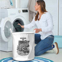 Raccoon I Am Not A Raccoon I Am A Trash Panda Laundry Basket Funny Animal Meme Grayscale Sketch Illustration