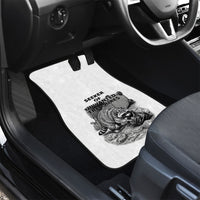 Raccoon I Am Not A Raccoon I Am A Trash Panda Car Mats Funny Animal Meme Grayscale Sketch Illustration