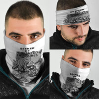 Raccoon I Am Not A Raccoon I Am A Trash Panda Neck Gaiter Funny Animal Meme Grayscale Sketch Illustration