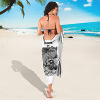 Raccoon I Am Not A Raccoon I Am A Trash Panda Sarong Funny Animal Meme Grayscale Sketch Illustration