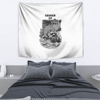 Raccoon I Am Not A Raccoon I Am A Trash Panda Tapestry Funny Animal Meme Grayscale Sketch Illustration