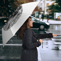 Raccoon I Am Not A Raccoon I Am A Trash Panda Umbrella Funny Animal Meme Grayscale Sketch Illustration