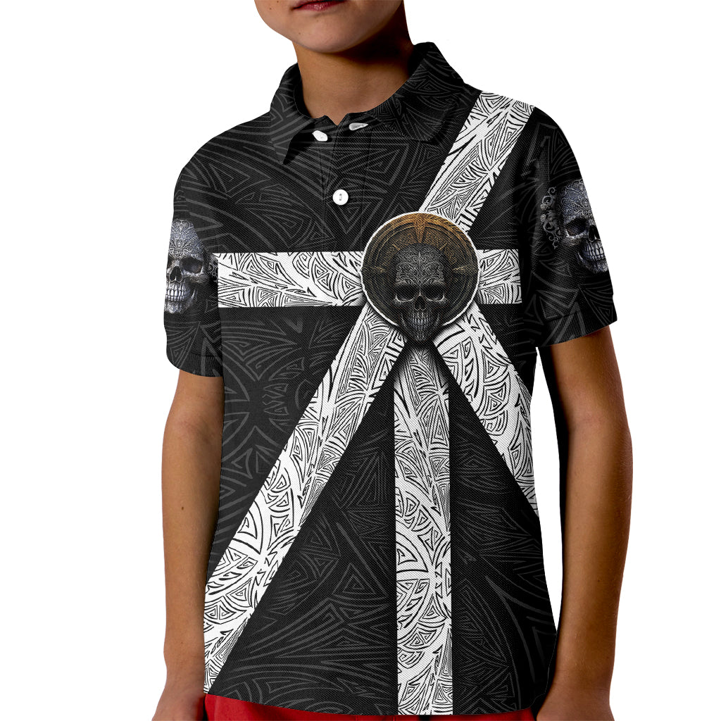 Hell Pattern Skull Kid Polo Shirt I'm Not Rode I Just Hace The Balls To Say What Everyone Else is Thinking - Wonder Print Shop