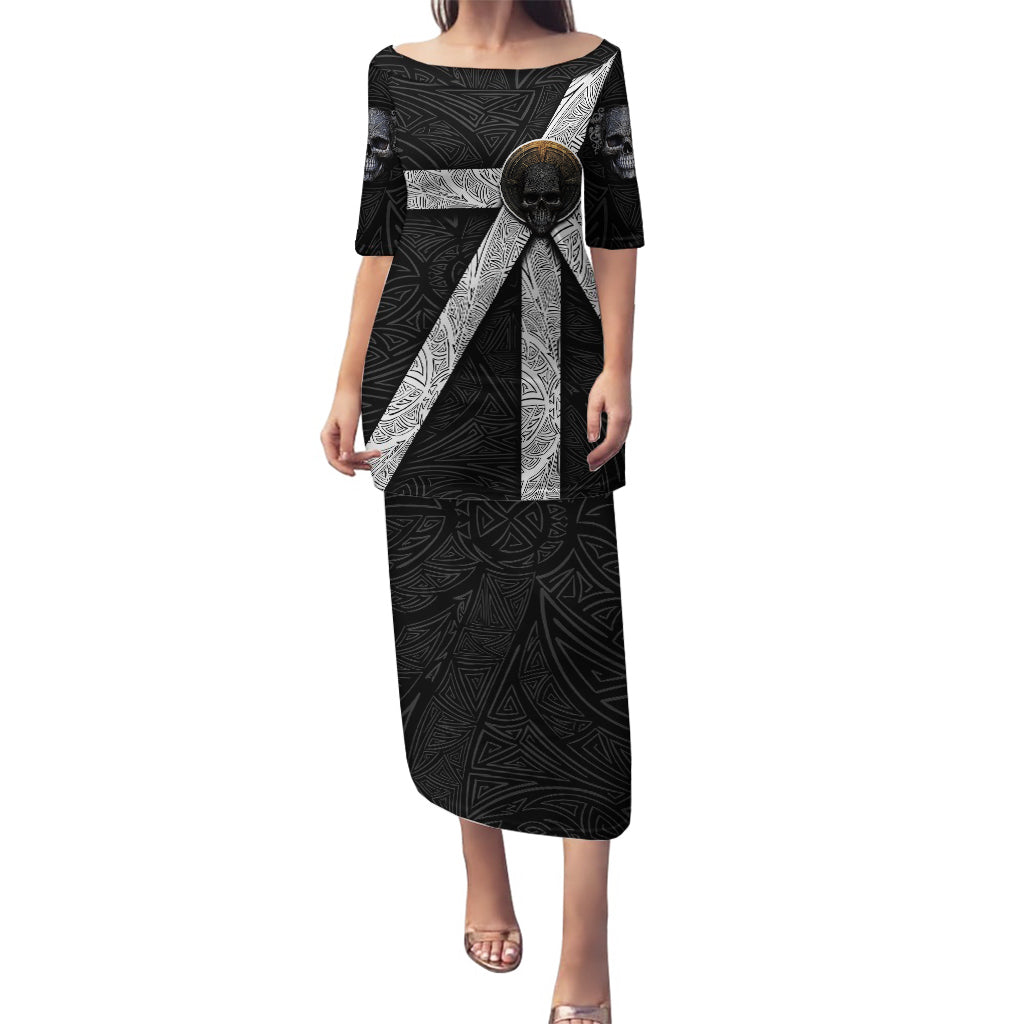 Hell Pattern Skull Puletasi I'm Not Rode I Just Hace The Balls To Say What Everyone Else is Thinking - Wonder Print Shop