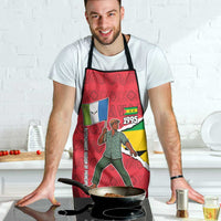 Autonomous Region of Principe Independence Apron with 1995 Flag Design and Cultural Pattern - Wonder Print Shop
