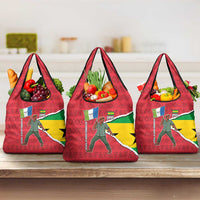 Autonomous Region of Principe Independence Grocery Bag with 1995 Flag Design and Cultural Pattern - Wonder Print Shop