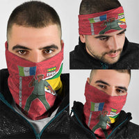 Autonomous Region of Principe Independence Neck Gaiter with 1995 Flag Design and Cultural Pattern - Wonder Print Shop